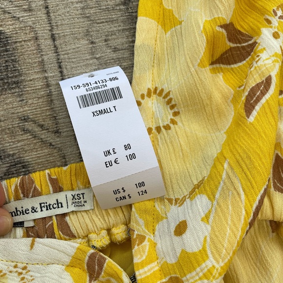 Abercrombie & Fitch tie strap babydoll maxi dress - Picture 5 of 6